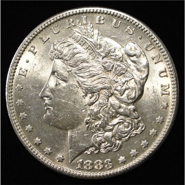 1883-S MORGAN DOLLAR CH BU