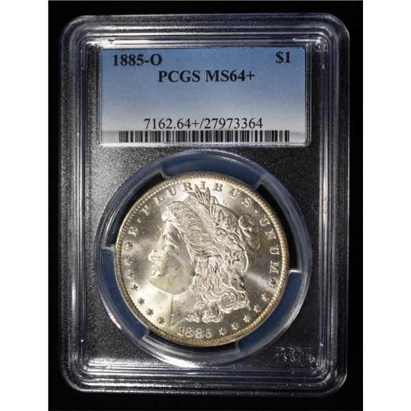1885-O MORGAN DOLLAR PGCS MS64+