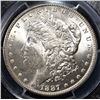 Image 2 : 1887 MORGAN DOLLAR PGCS MS64+