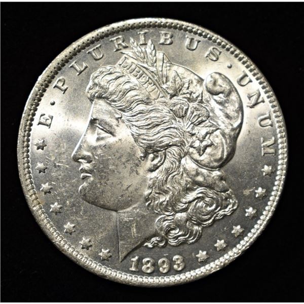 1893 MORGAN DOLLAR CH BU