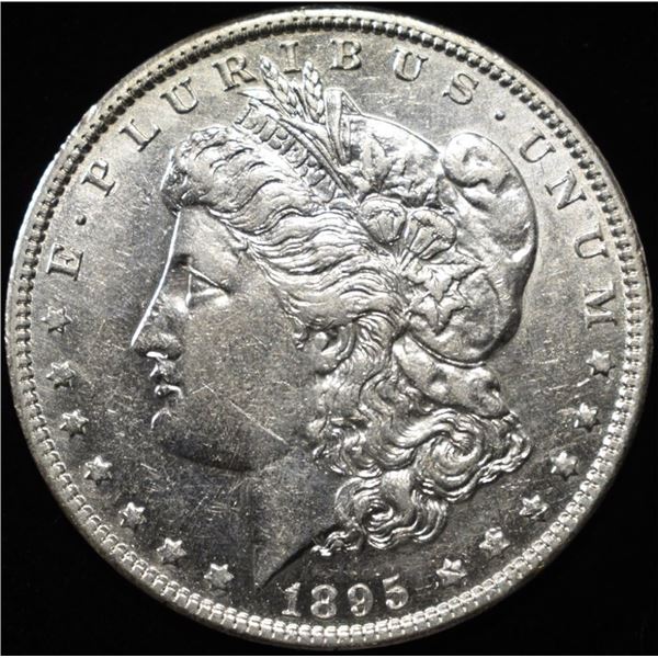 1895-O MORGAN DOLLAR CH AU