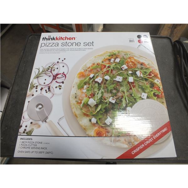 Two 15" Pizza Stone Sets