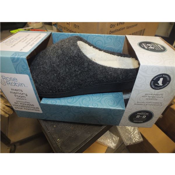 2 Pairs Of Men's Slippers