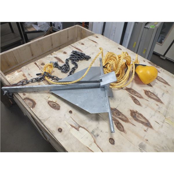 Crate Of Boat Anchors