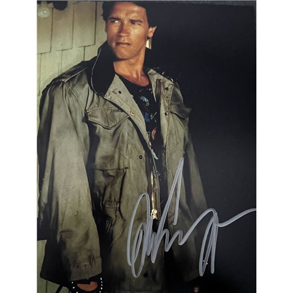 The Terminator Arnold Schwarzenegger signed movie photo
