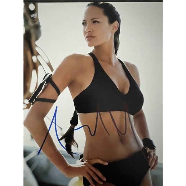 Lara Croft: Tomb Raider Angelina Jolie signed photo