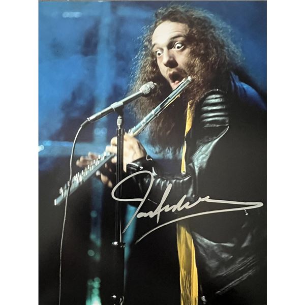 Jethro Tull Ian Anderson signed photo. GFA Authenticated