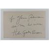 Image 1 : Helen Gurley Brown signed note