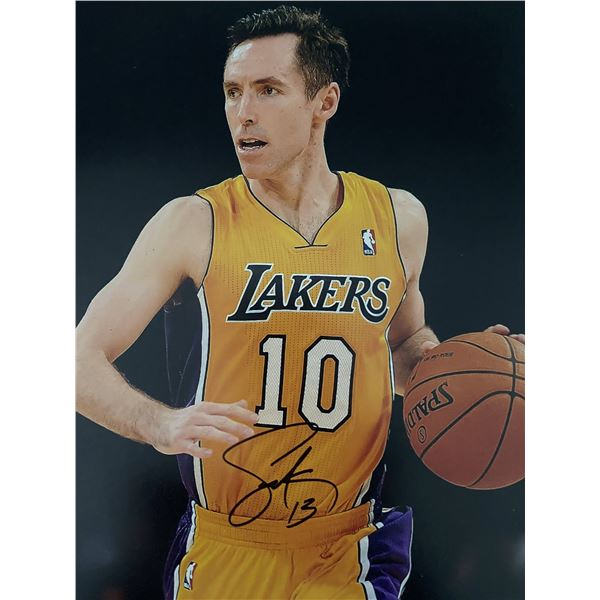 LA Lakers Steve Nash signed photo