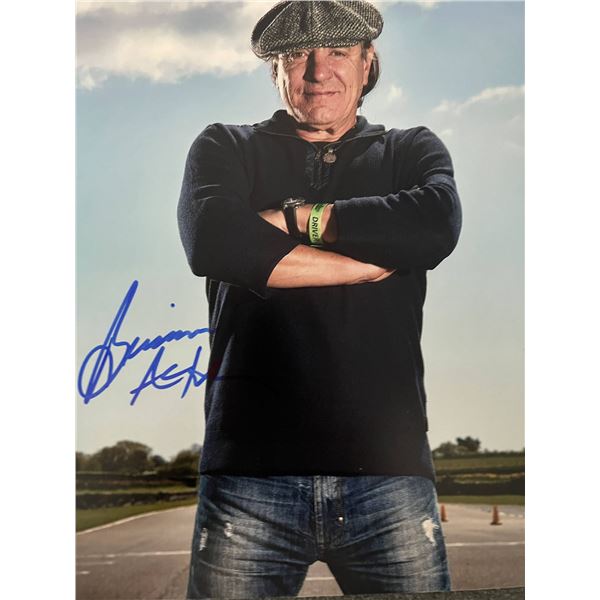 AC/DC Brian Johnson signed photo
