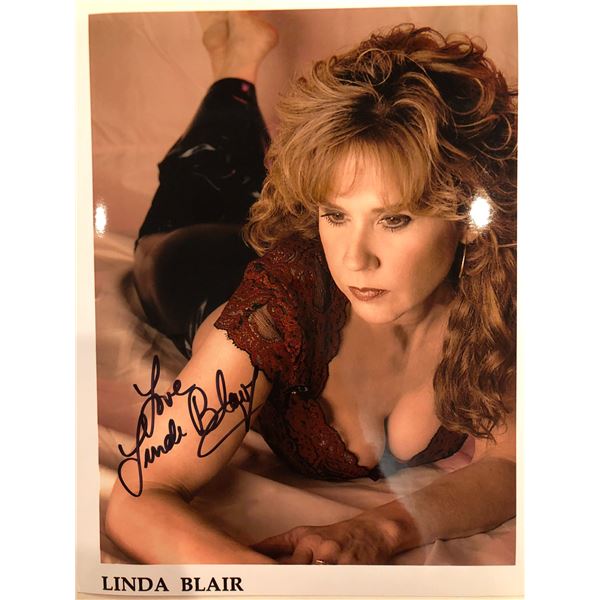 The Exorcist Linda Blair signed photo