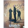 Image 1 : Snatch cast signed mini poster GFA authenticated