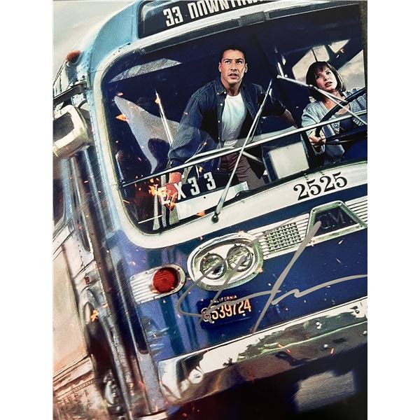 Speed Keanu Reeves signed movie photo