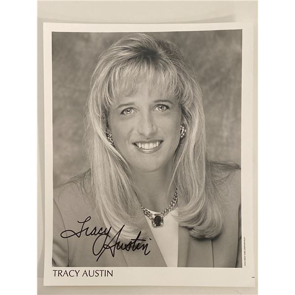 Tennis champion Tracy Austin signed photo