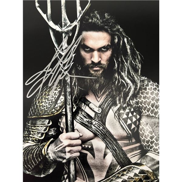 Aquaman Jason Momoa signed photo