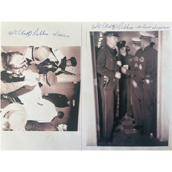 JFK Assassination  W. E. “Rusty” Robbins signed photo