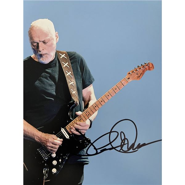 Pink Floyd David Gilmour signed photo