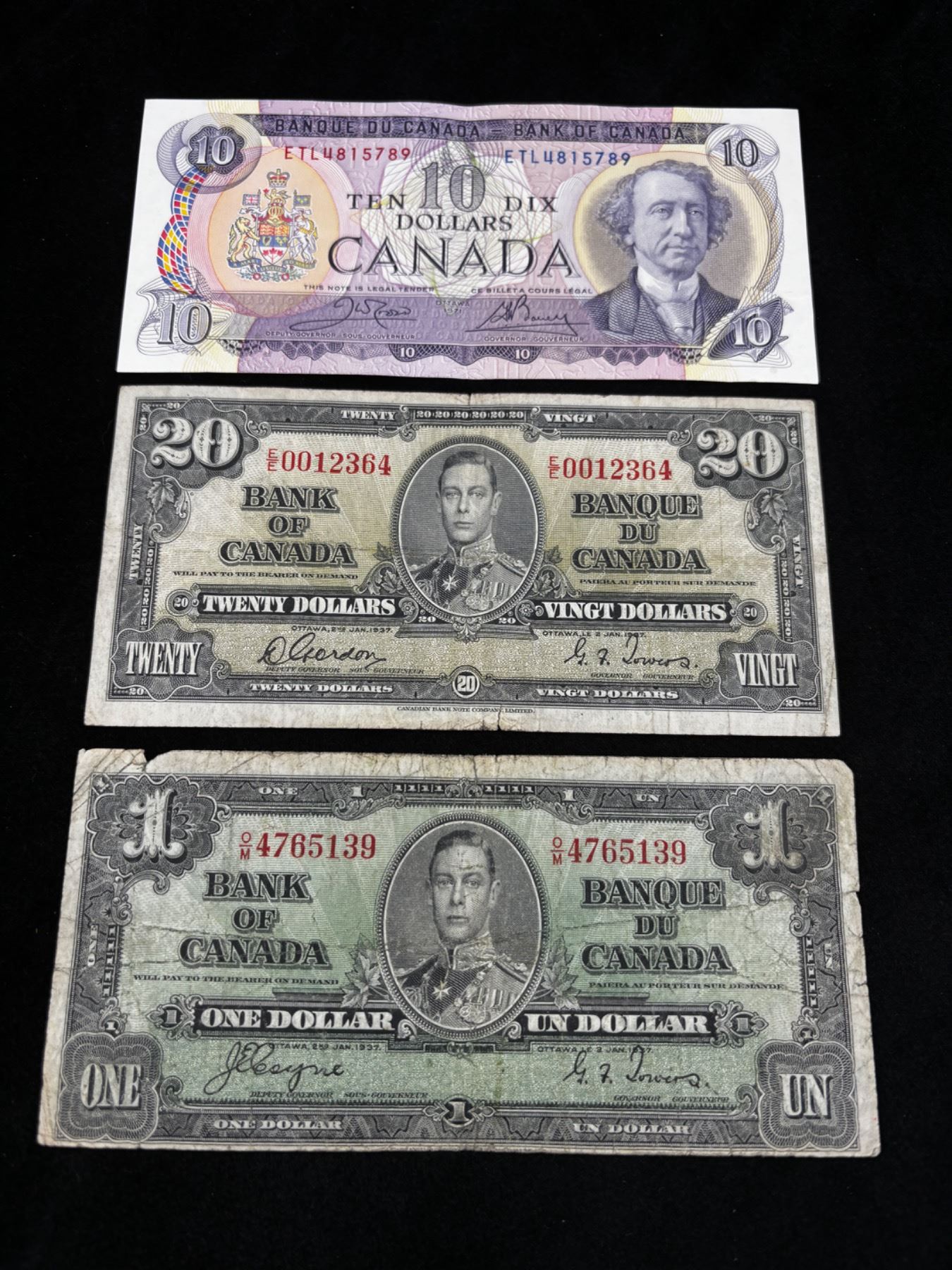 Cadian Notes Canadian Bank Notes - Sunrise Estate Services Ltd