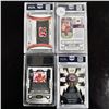Image 2 : Set of (4) NFL Rookie Cards - PSA Graded, Patch & Auto Inserts