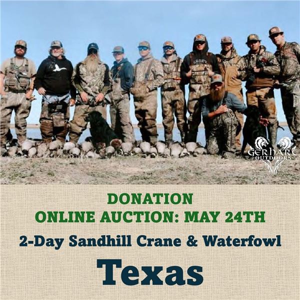 2-Day Sandhill Crane & Waterfowl in Texas