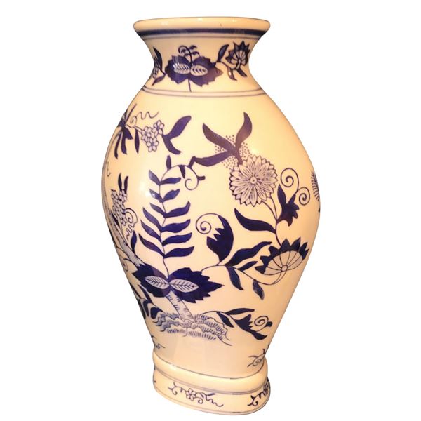 Vintage Blue Danube Porcelain Vase A