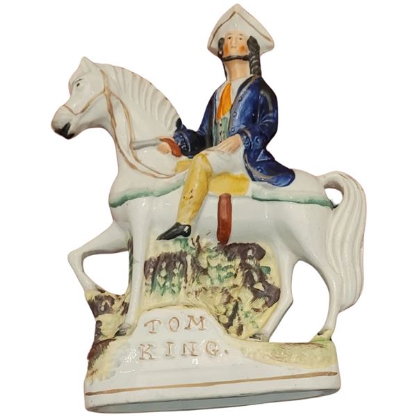 Antique Flat Back Tom King  Porcelain Figurine A