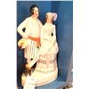 Image 1 : Large Antique Staffordshire Porcelain Figurine of A Couple   A