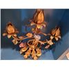 Image 5 : Gold Gilt W Porcelain Flowers B
