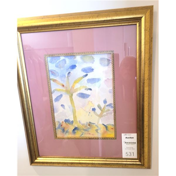 Water Colour Signed B