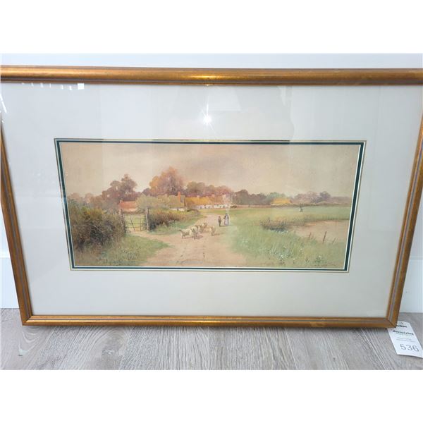 Framed George Oyston Water Colour B