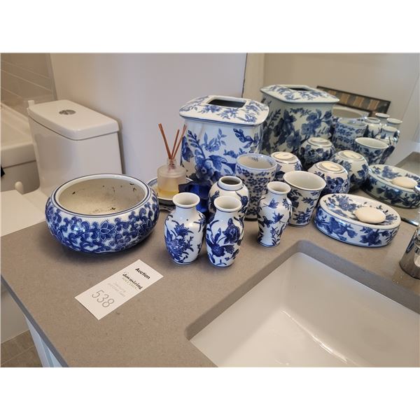 Blue & White decor A