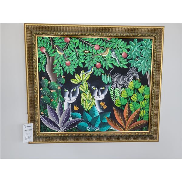 Framed Art Signed by Gabriel Coutard B