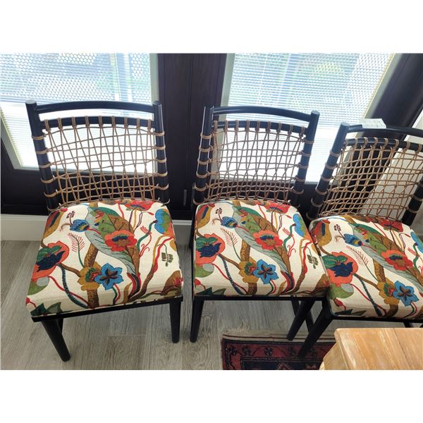 6 Rope Back Chairs  Palacek C