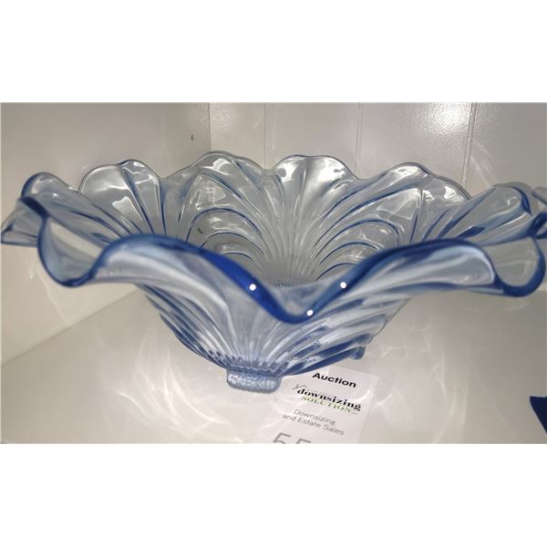 Caprice Blue Ripple Bowl A
