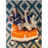 Image 4 : 19th Century Staffordshire Porcelain Flatback Musician & His Sweetheart  A