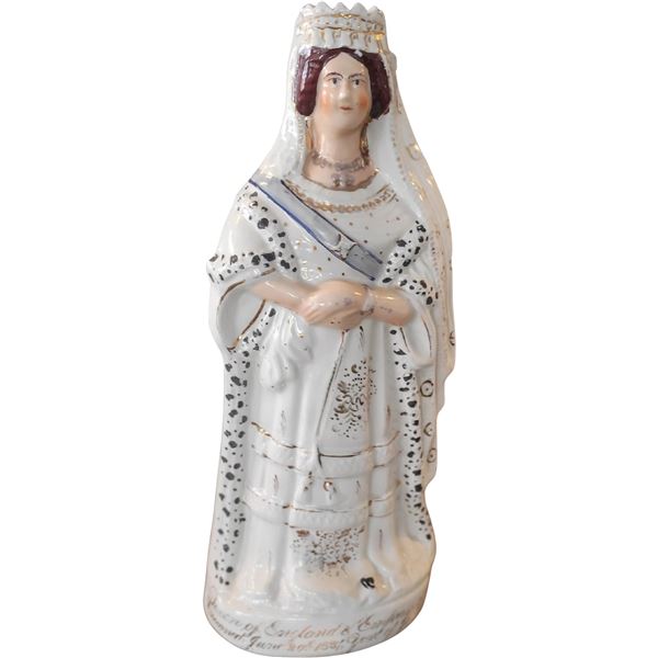 Antique Staffordshire Figurine of the Queen England A