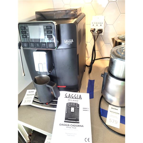 Gaggia Cadorna Coffee machine. A