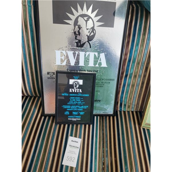 First Opening Week of Evita Framed Poster B