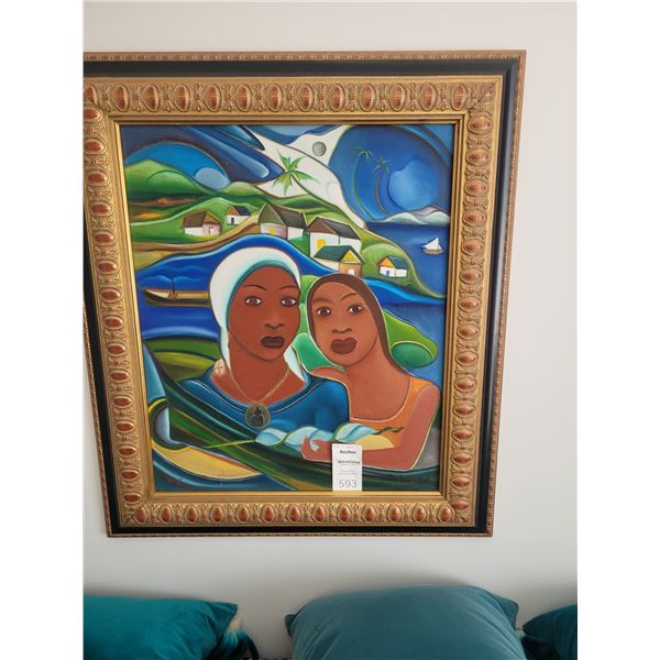 Original  Oil on Canvas by Fritner. Alphson B