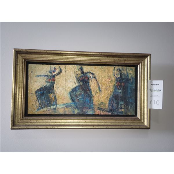 "Triptych'  Oil on Canvas A