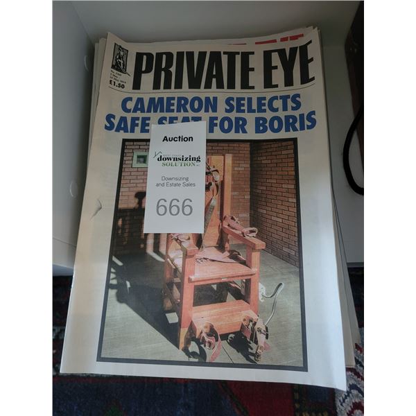 Private Eye Magazines A