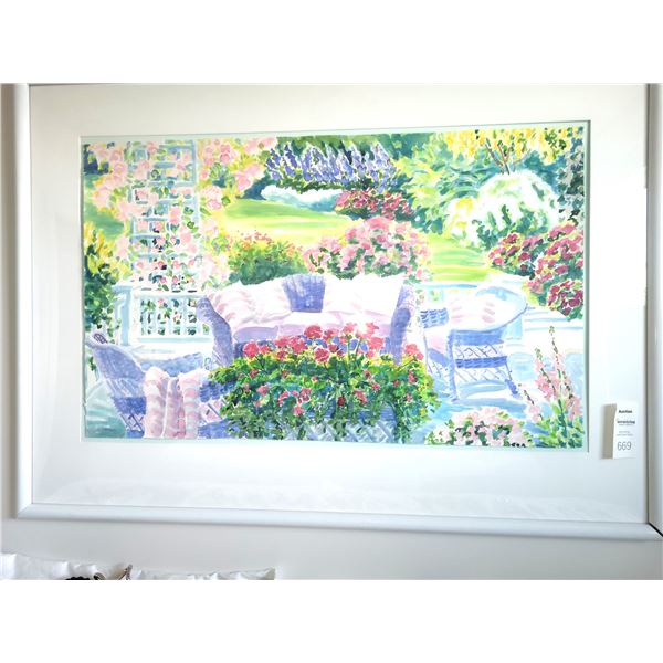 Framed Watercolour A