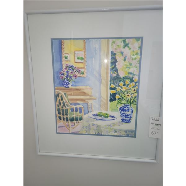 Framed Watercolour A