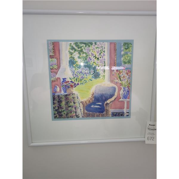 Framed Watercolour A