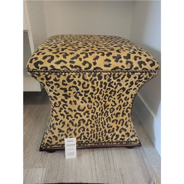Leopard Print Stool A