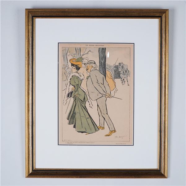 Paul Balluriau, Les Petites Rencontre, Lithography