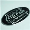 Image 3 : Coca Cola Oval Metal Sign, Please Pay When Served