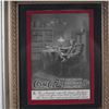 Image 6 : Pair of Framed Early Coca-Cola Print Advertisements Featuring Study & Golf