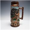 Image 1 : Decorative Ceramic Stein, Native American Hunting Scene