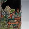 Image 5 : German Relief Beer Stein, Alpine Tavern Scene